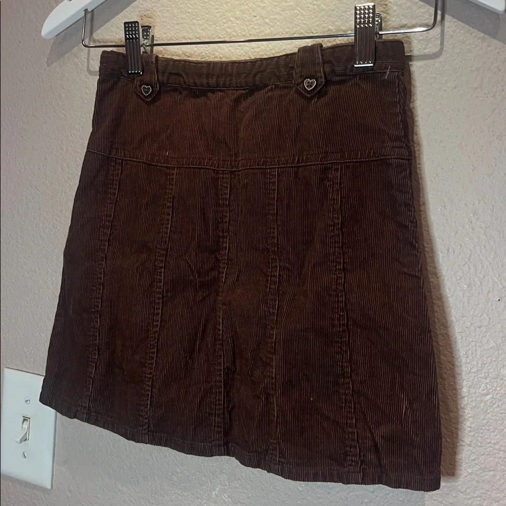Gymboree Vintage Girl’s Tyrolean Lure brown corduroy Skirt Size 9